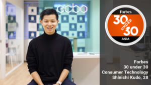 Forbes 30 UNDER 30 ASIA, Shinichi Kudo